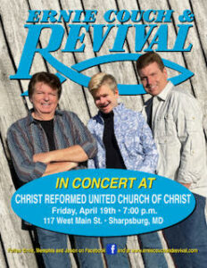 Poster for Ernie Couch and Revival Event